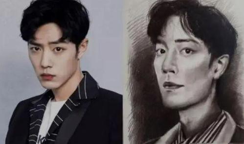 素描明星网红,网红明星的素颜风采