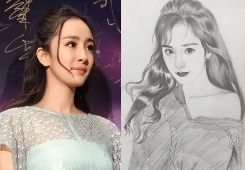 素描明星网红,网红明星的素颜风采