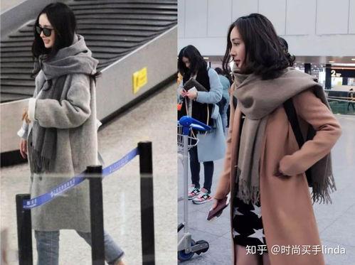 明星网红围巾,时尚保暖两不误